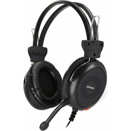 Наушники с микрофоном A4Tech HS-30 черный 2м мониторные оголовье 4047₽