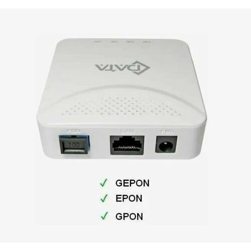 Оптический абонентский терминал C-DATA xPON ONT 1GE FD511G-X MINI 1 порт GPON/EPON, 1490/1310 нм, 20 км, SC 100% new gpon onu dual band wifi xpon 4ge 2voip 2 4g 5g catv ftth network router equipment