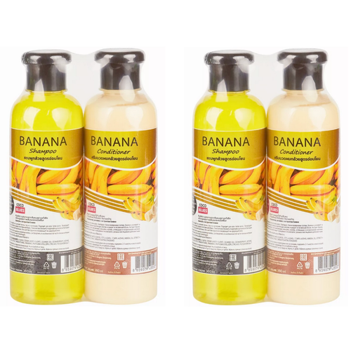 Набор для ухода за волосами Coco Blues шампунь и кондиционер с экстрактом банана 360 мл x 2 2 уп 2260₽