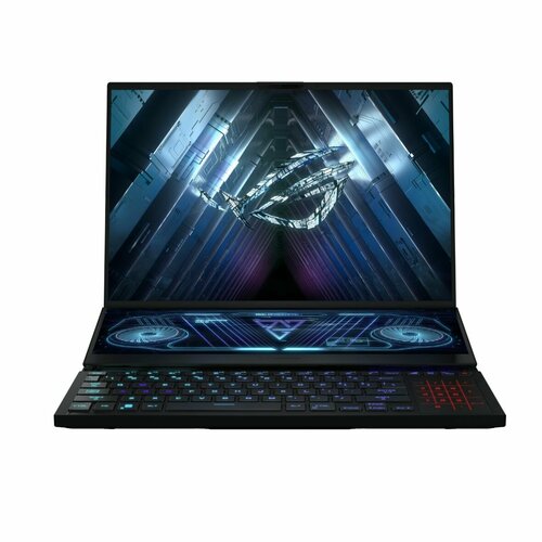 Ноутбук ASUS ROG Zephyrus Duo 16 GX650PY-NM049W IPS 2K (2560x1600) 90NR0BI1-M002U0 Черный 16 AMD Ryzen 9 7945HX, 32ГБ DDR5, 2ТБ SSD, GeForce RTX 4090 16ГБ, Windows 11 Home ноутбук asus rog zephyrus duo 16 2023 gx650py nm040w 90nr0bi1 m00270 16 ryzen 9 7945hx 32 гб ssd 2048 гб geforce® rtx 4090 для ноутбуков черный