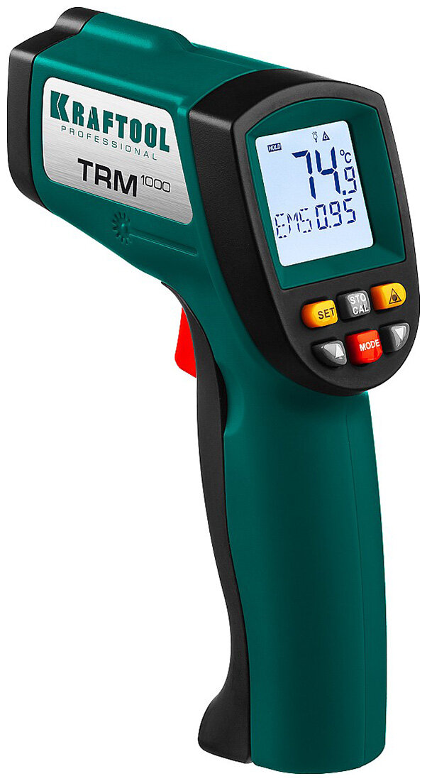 Пирометр инфракрасный Kraftool TRM-1000 -50°С +950°С