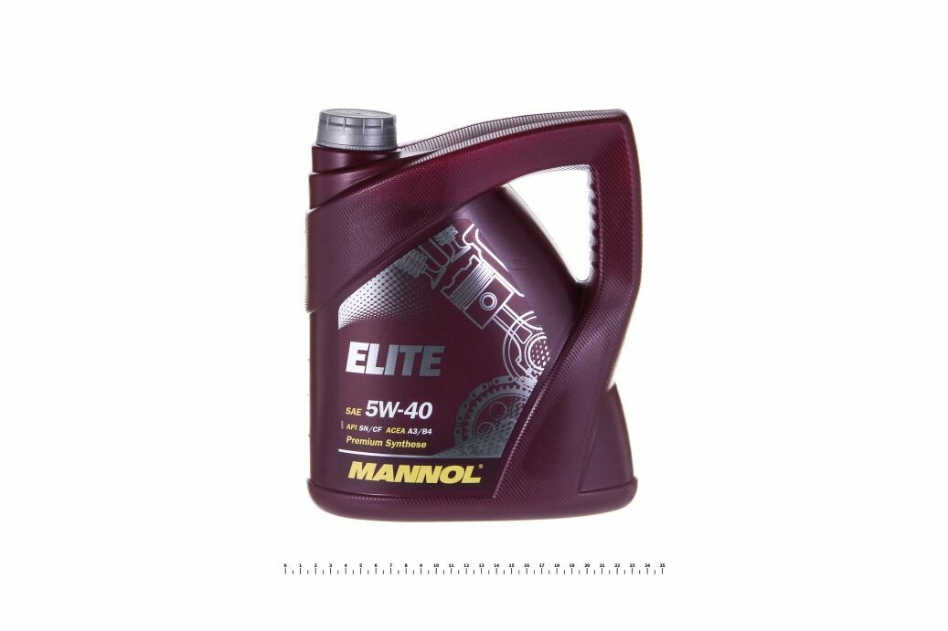 Моторное масло Mannol Elite 5W/40, 4 л, синтетическое - фото №6