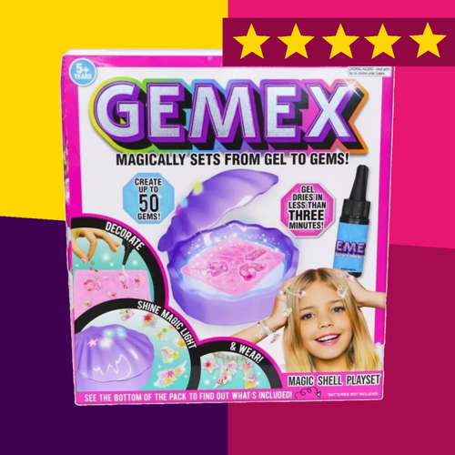 Набор для создания украшений Gemex Magic Shell светло-розовый 20 см / гемекс