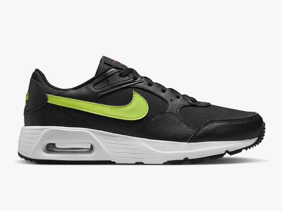 Кроссовки NIKE Air Max SC, размер 40, черный, зеленый