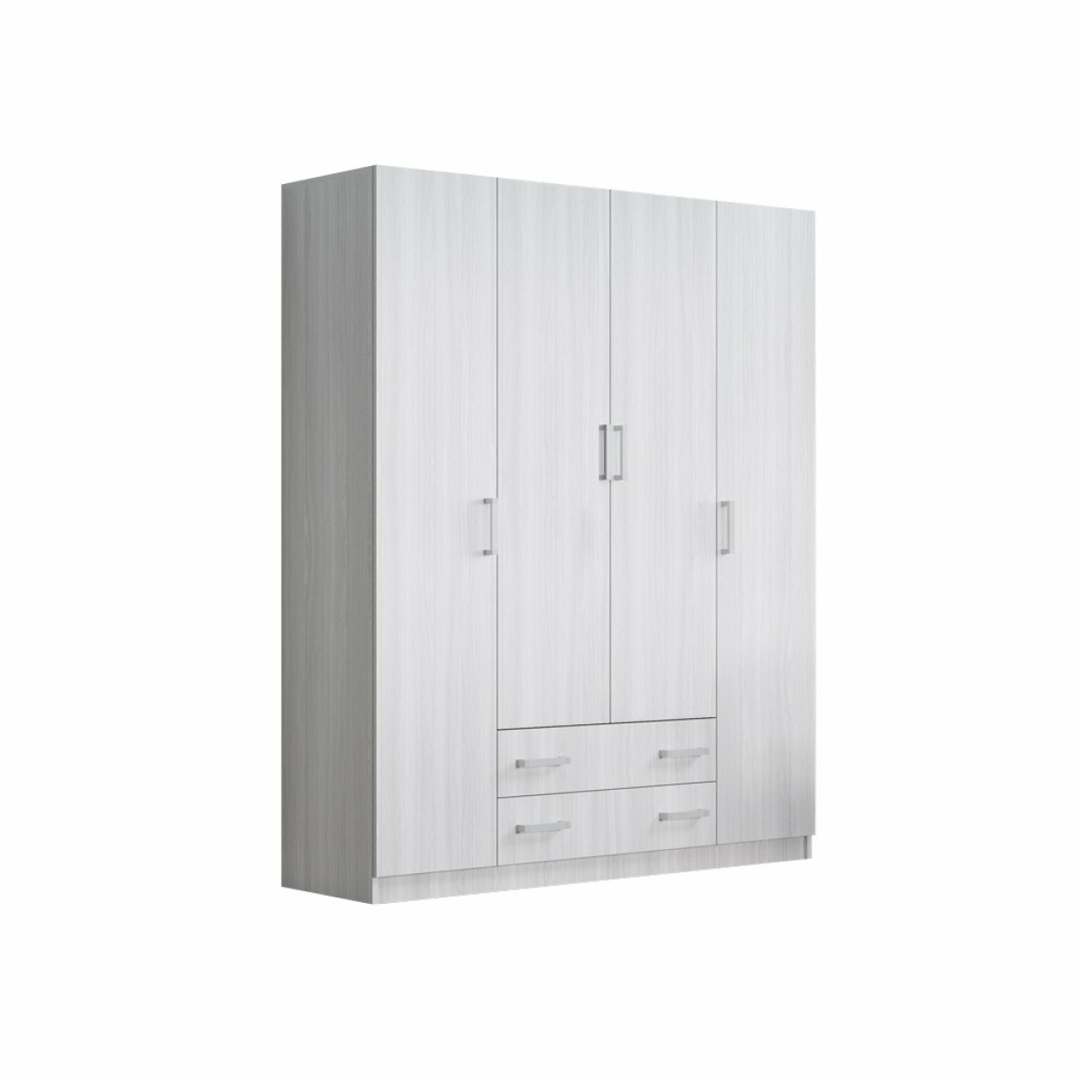 фото Шкаф 4-х створчатый ЛДСП - сандал светлый