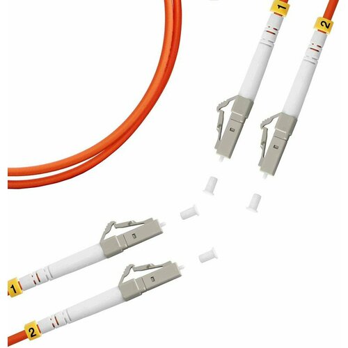Шнур оптический PAT2044 Патчкорд LCUPC-LCUPC MM OM2 3mm duplex LSZH - 5m 2490₽