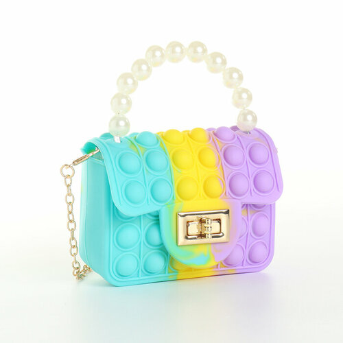 Выбражулька Сумка детская на замке цвет сиреневыйжёлтыйбирюзовый 488₽