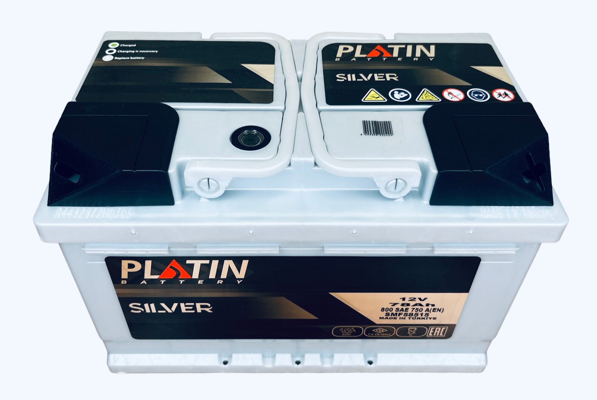 Аккумулятор автомобильный Platin Silver 78 Ач 750 A о. п. низкий SMF L3B 278х175х175