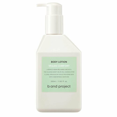 B: AND PROJECT Лосьон для тела Vegan Comfort Body Lotion, 350 мл
