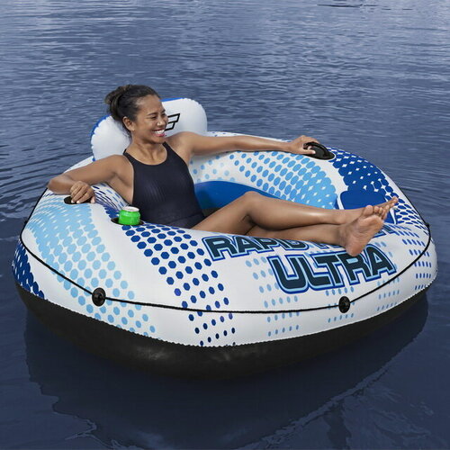 Изображение товара Надувное круг-кресло Rapid Rider (Рапид Райдер) 152*132 см, голубое, Bestway (Бествей), 43726