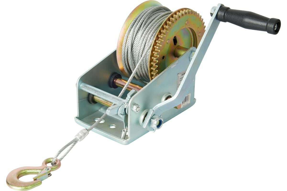EURO-LIFT Лебедка ручная барабанная WH12-15 г/п 550кг канат 15м 00000472
