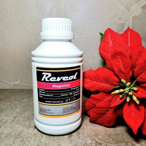 Чернила Revcol для HP/Canon Magenta Dye 500ml