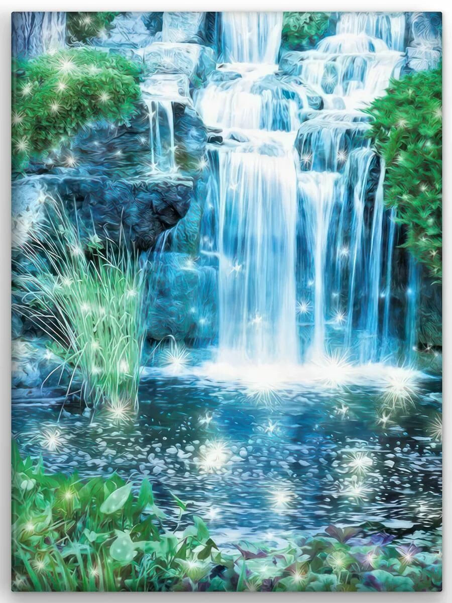 Алмазная мозаика на подрамнике 40х50/Пейзаж