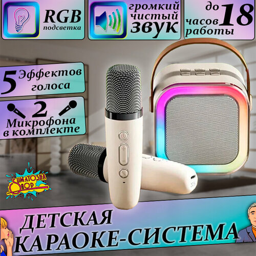 Детская караоке-система Sumatosha с 2-мя микрофонами 2890₽