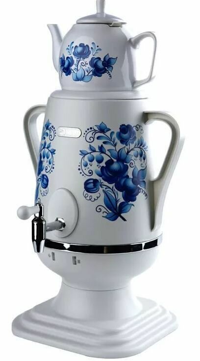 Электрический самовар Добрыня DO-421, автоотключение, пластик, 4 л — фото 1