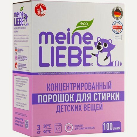 Изображение товара Стиральный порошок Meine Liebe детский концентрат, 3кг