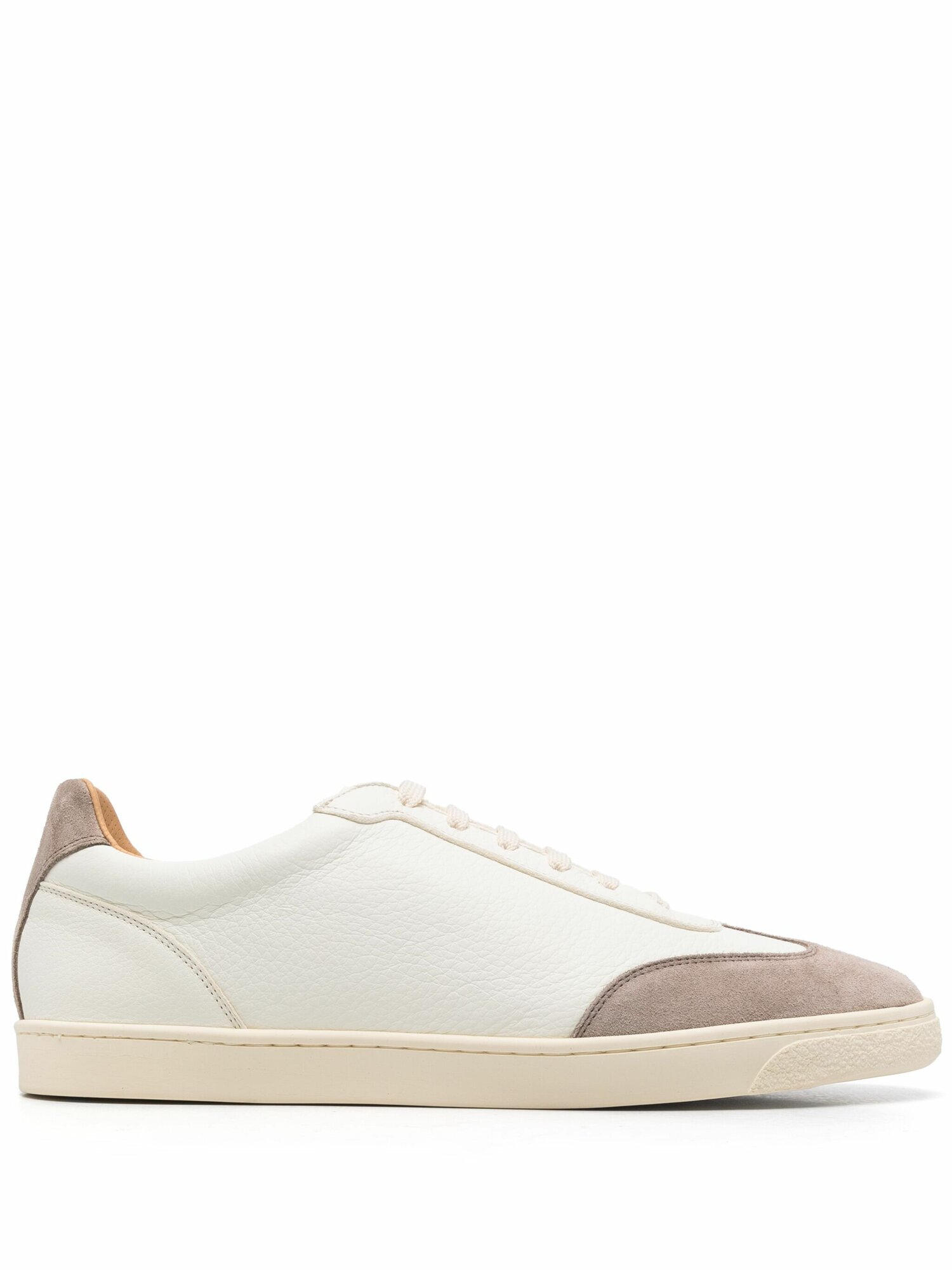 Кроссовки BRUNELLO CUCINELLI Кожаные кроссовки, размер 43, beige