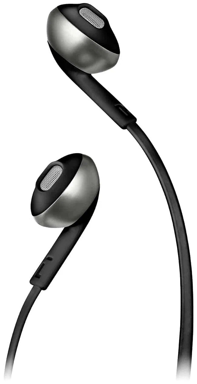 Наушники проводные JBL Tune 205, чёрный (JBLT205CRM) — фото 1