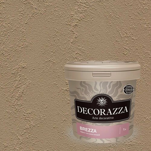 Изображение товара Декоративная штукатурка с эффектом песчаных вихрей Decorazza Brezza (1л) BR 10-58