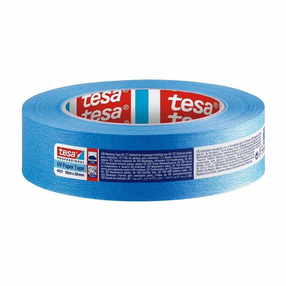 Лента малярная синяя Tesa 4431-02 (30мм*50м)