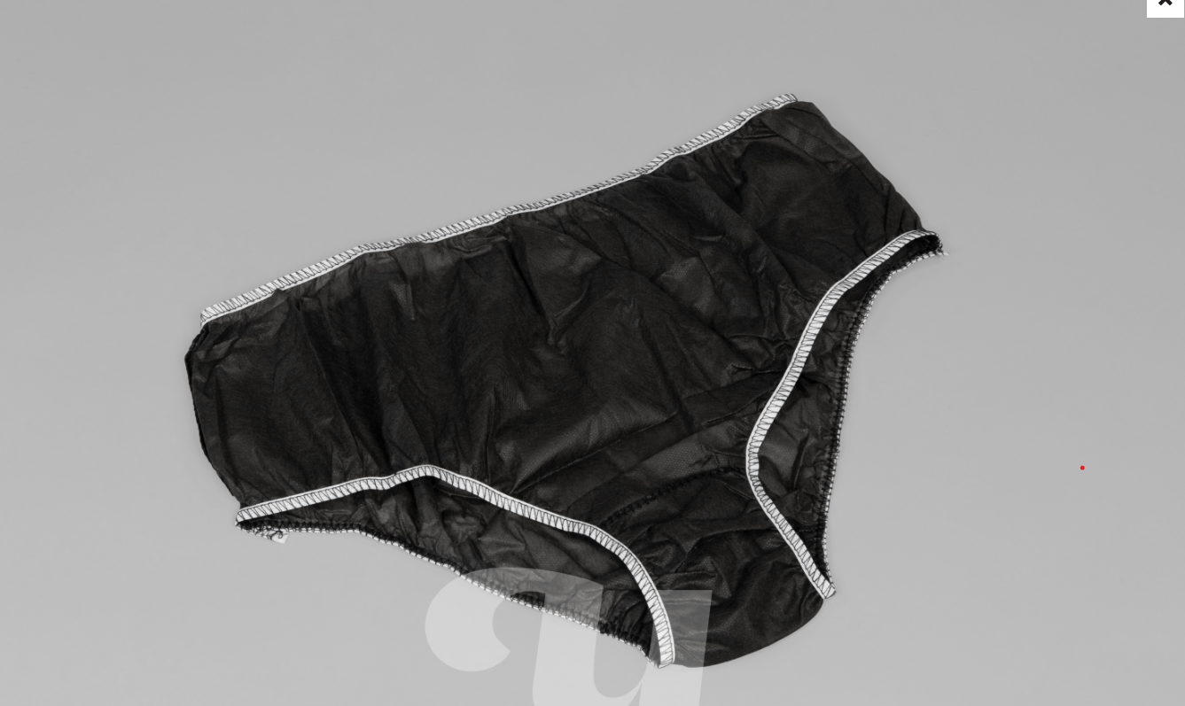 Трусы плавки мужские одноразовые цвет Черный р.48-52 спанбонд 10 шт 604-697