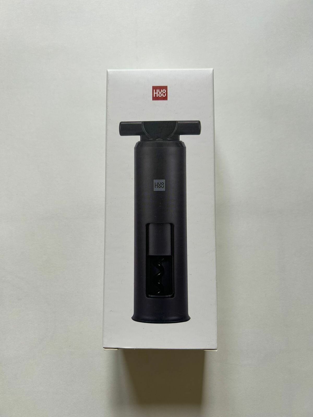 Штопор Huo Hou Fire Wine Corkscrew винтовой, темно-серый