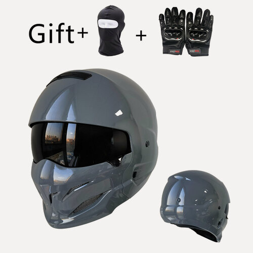 Изображение товара Шлем Black Scorpion Four Seasons, цементно-серый, L