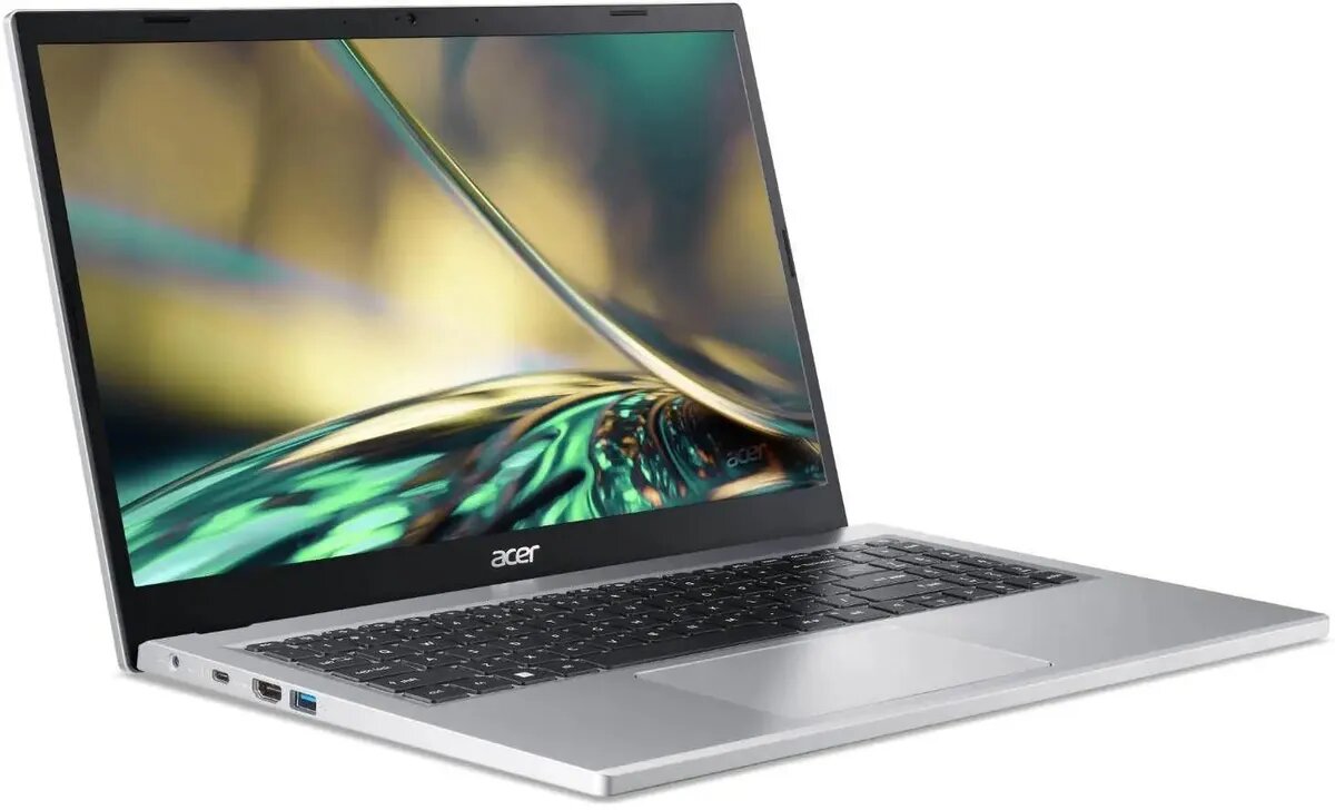 15.6" Ноутбук Acer Aspire 3 A315-510P-300C, серебристый (английская/русская раскладка) — фото 1
