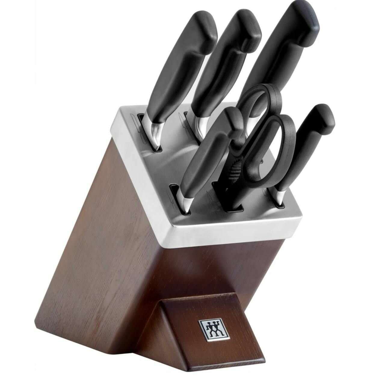 Набор ножей Zwilling Four Star 35145-000-0 с самозатачивающим блоком, цвет коричневый