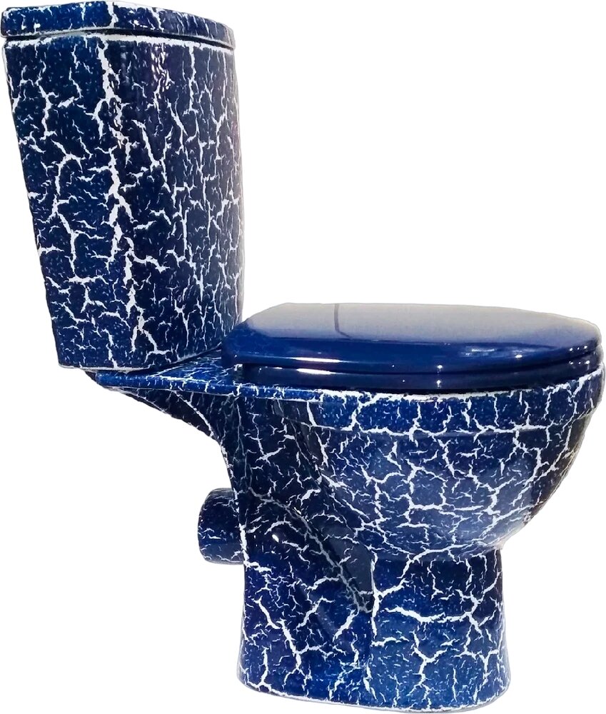 Унитаз-компакт напольный Rosa Рио Вн УнСкр99 фарфоровый с нижним подводом овальный с вертикальным выпуском российский