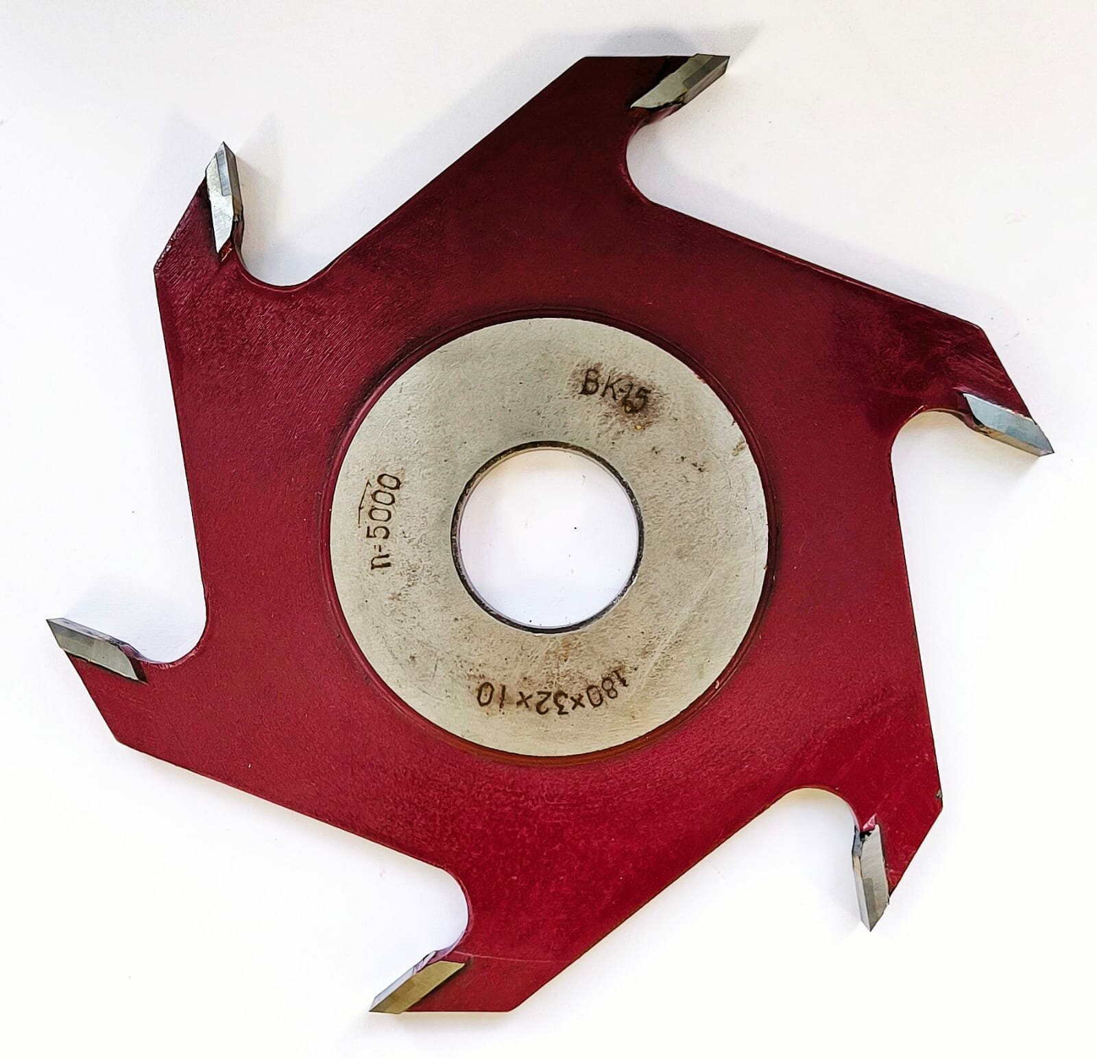 Фреза 180 х 32 х 10 дисковая пазовая по дереву HW твердосплавная