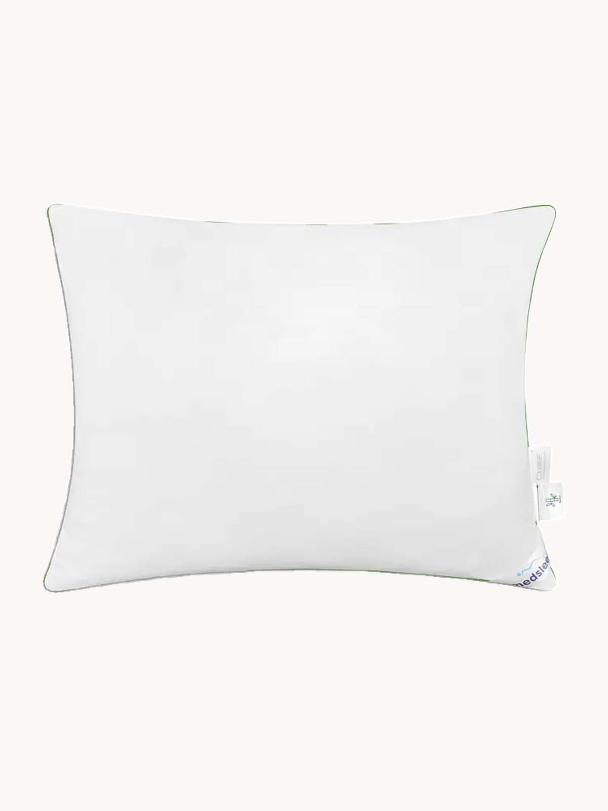 Medsleep Подушка для сна 50х70 "Dao" с молнией, бамбуковое волокно, микроволокно "Лебяжий пух" 600 грамм