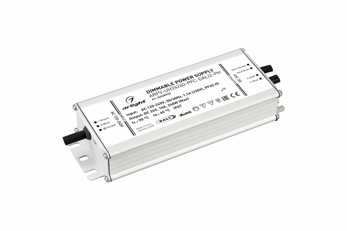 Блок питания для светодиодной ленты ARPV-UH24240-PFC-DALI2-PH — фото 1