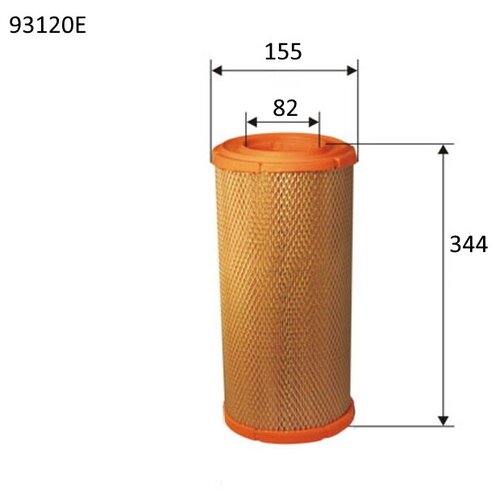 Фильтр воздушный (для грузовых автомобилей) IVECO DAILY II. двиг.8140. 45-12 TURBO.