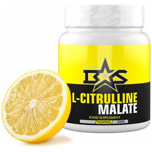 Л-Цитруллин малат Binasport L-Citrulline Malate 300 г со вкусом лимона л цитруллин малат binasport l citrulline malate 300 г с натуральным вкусом