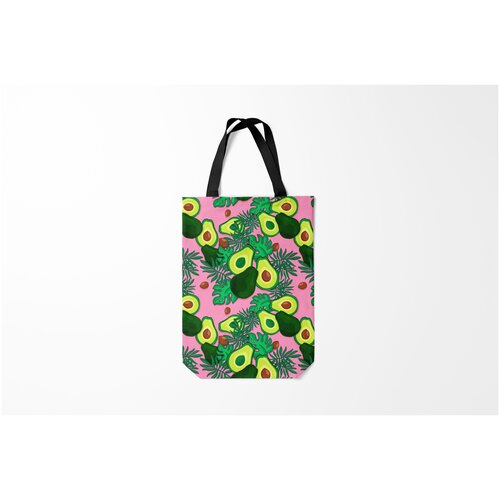 фото Сумка-шоппер / 31х42 см / популярные иллюстрации / авокадо avocado burnettie