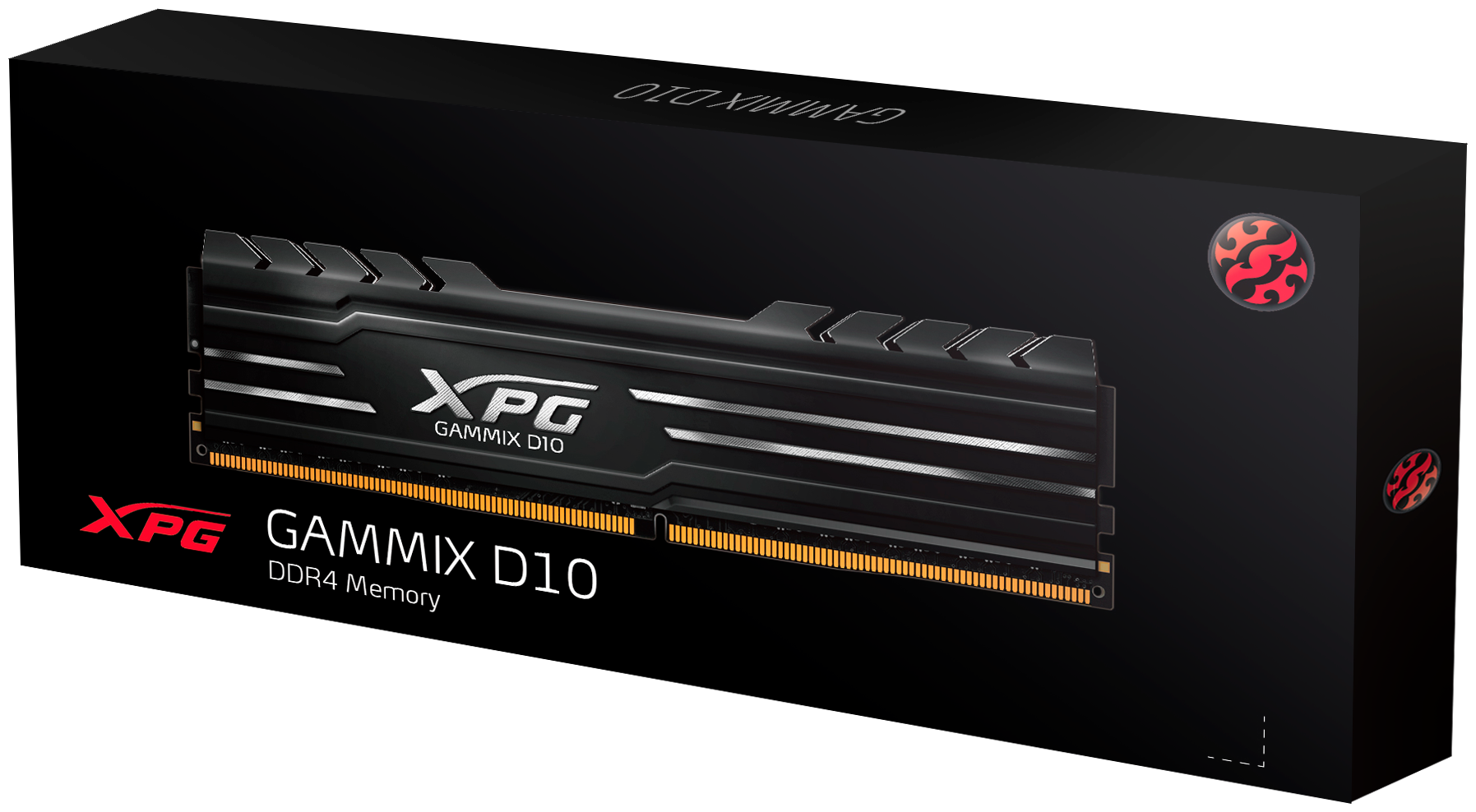 Оперативная память 16Gb DDR4 3600MHz ADATA XPG Gammix D10 (AX4U360016G18I-SB10)