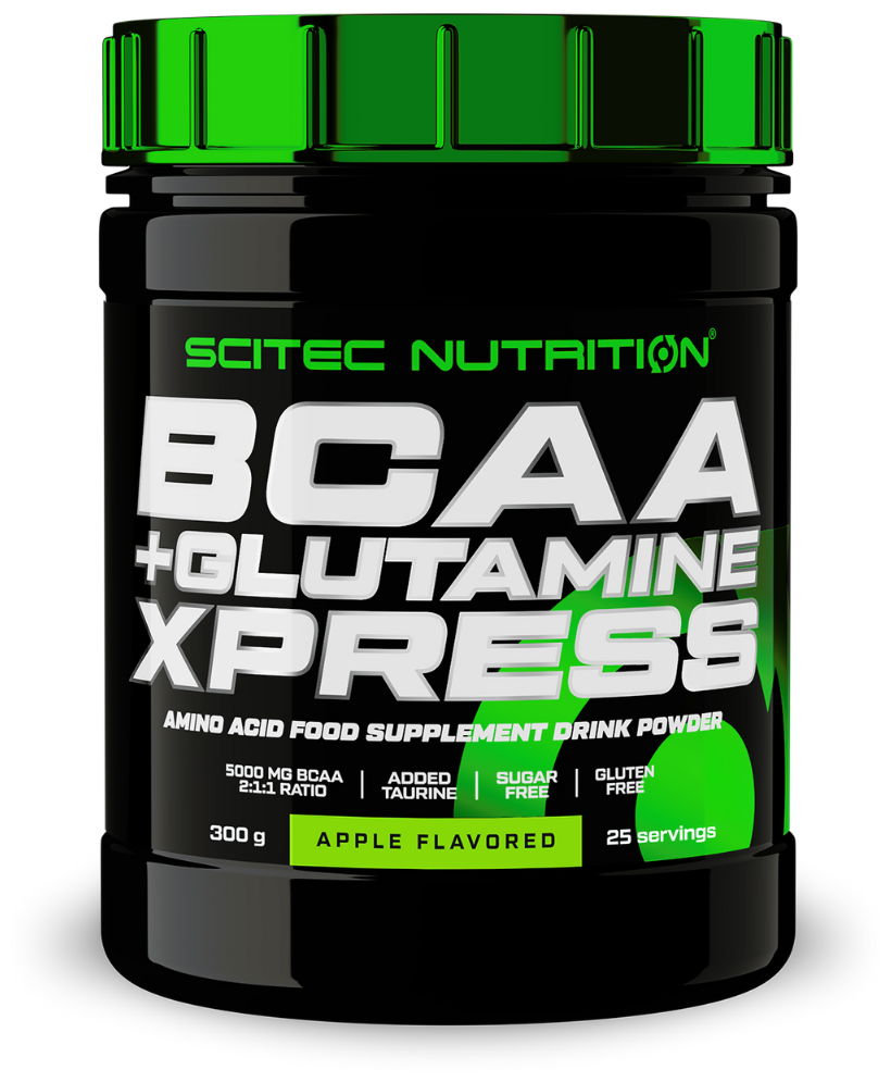 Scitec Nutrition BCAA+Glutamine Xpress 300 гр., яблоко