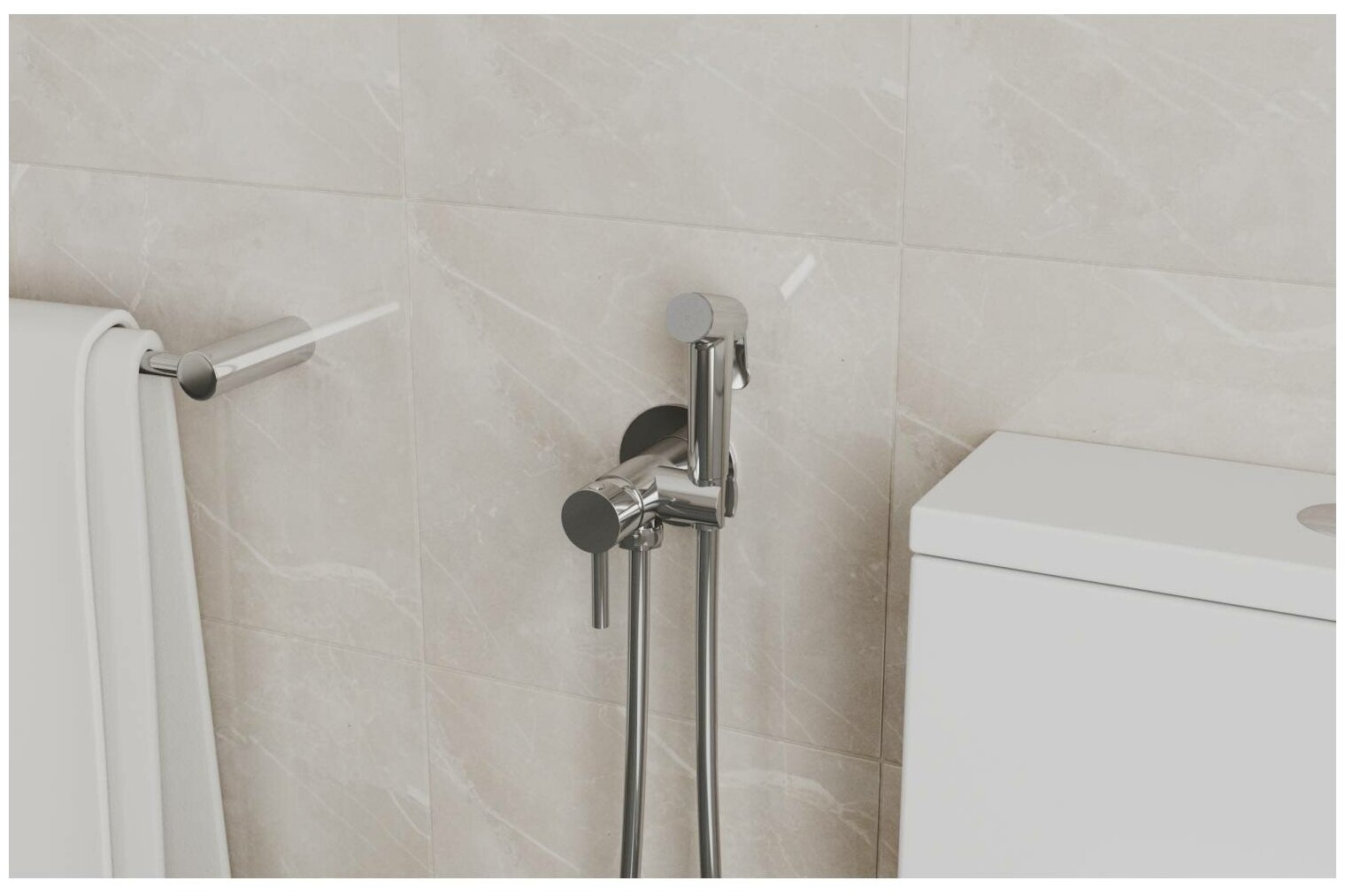 Гигиенический душ со смесителем Bravat - фото №6