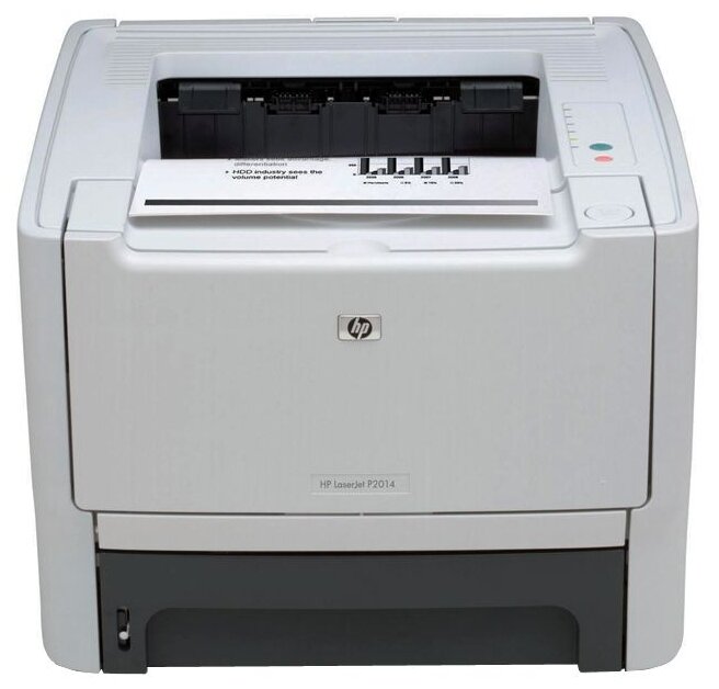 Принтер лазерный HP LaserJet P2014, ч/б, A4, белый/серый