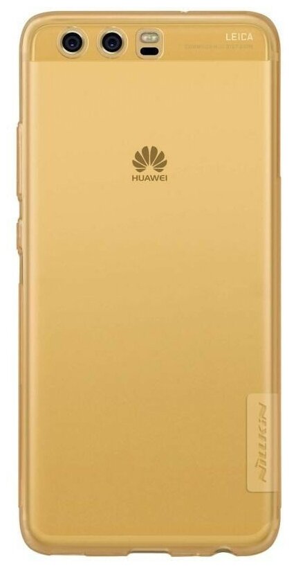 Накладка Nillkin Nature TPU Case силиконовая для Huawei P10 прозрачно-золотая