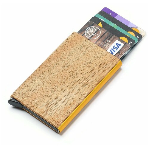 Картхолдер Twinswood, коричневый, золотой