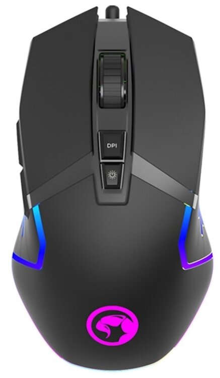 Мышь игровая Marvo G941 9 кнопок 800-12000 dpi PAW 3327DBBY8832 проводная USB 16 метра с подсветкой черная
