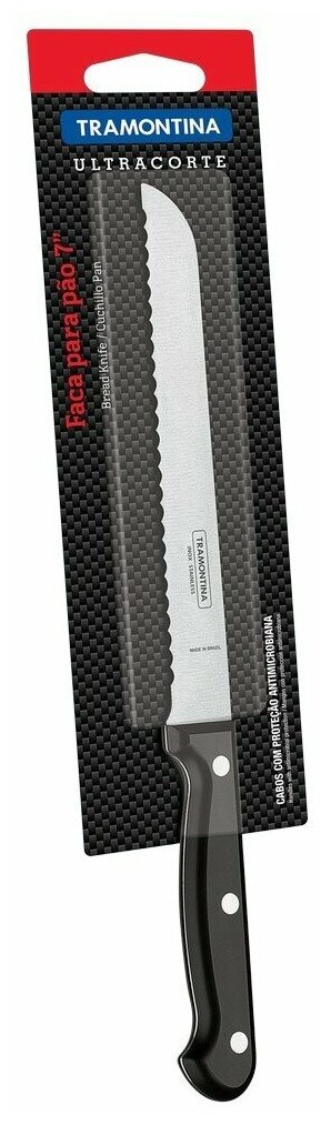 Нож для хлеба Tramontina Ultracorte 17.5 см 23859/107-TR