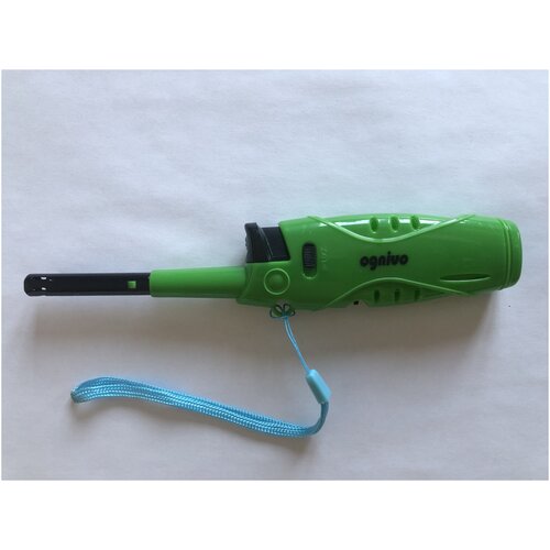 Кухонная бытовая зажигалка зеленая