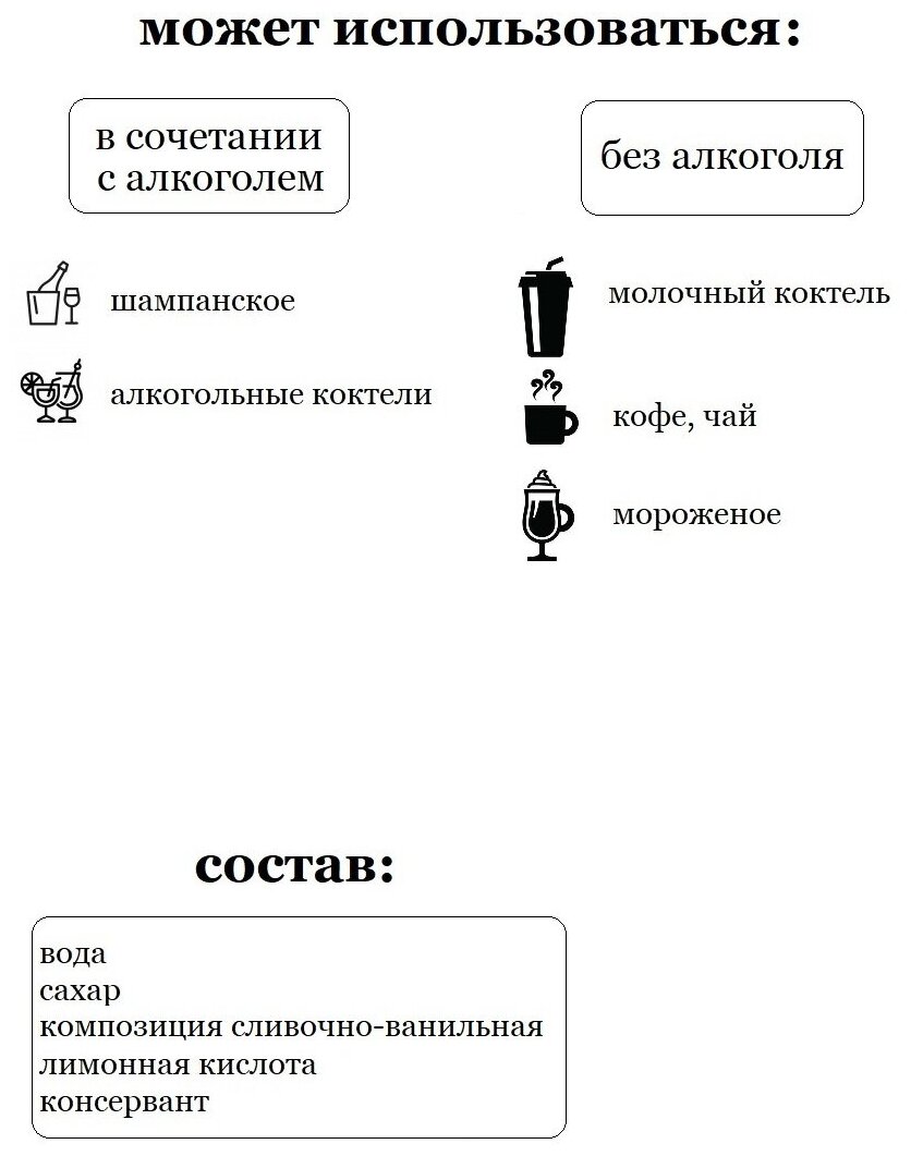 Сироп Sweetfill, Крем-сода стекло 0,5 л - фото №3