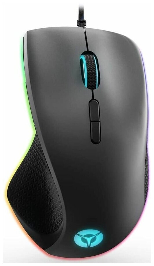 Мышь Lenovo Legion M500 RGB, игровая, оптическая, проводная, USB, черный [gy50t26467]