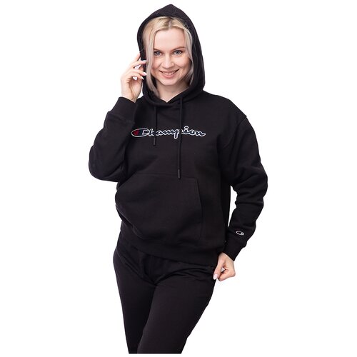 Худи CHAMPION. Hooded Sweatshirt 114919-EM028 женское, цвет серый, размер S