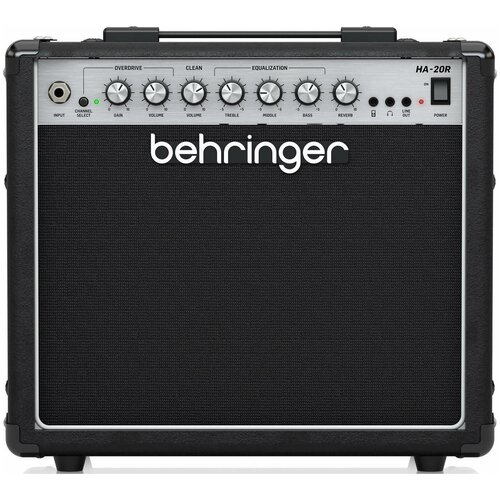 Behringer HA-20R двухканальный гитарный комбо, 20 Вт, EQ, динамик Bugera 8' behringer kxd15 клавишный комбо