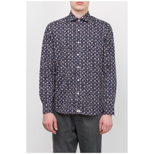 фото Рубашка sonrisa цвет синий размер 40